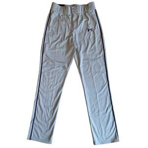 Under Armour Mens Baseball Pants MD Relaxed Fit Gray NWT 32.5 Inseam